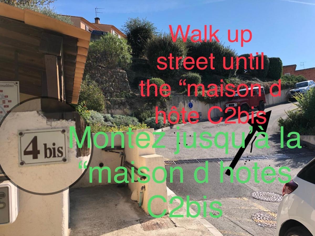 Les Grimaldines - Maison d'Hôtes Cagnes-sur-Mer Exterior foto